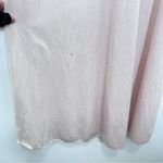 Lorraine Baby Pink Lightweight Double V Neck Floorlength Maxi Feminine Nightgown Size M Photo 3