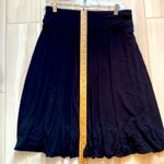 Nic+Zoe || Black twirly flared lined skirt. Perfect for dancing! Photo 8
