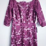 JS Collections  Illusion Bateau Neck‎ Embroidered Gown Photo 5