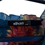 Eshakti  floral button front tunic women’s size Large-14 Photo 1