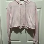 Garage  cropped hoodie pink Photo 0