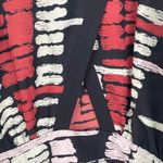 BCBGMAXAZRIA  Womens Abstract Chevron Print Sleeveless Halter Style Romper Size S Photo 5