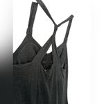 Dakini Gray Stretch Knit Athleisure Tank Dress NWOT Size M Photo 2
