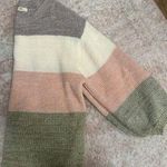 Entro  Multicolor Striped Sweater Photo 0