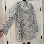 Adrienne Landau Cream Faux Fur Coat Reversible Womens Hooded Jacket Plus Size 1X Photo 6