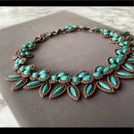 Anthropologie  Turquoise Statement Necklace Photo 2