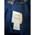 Roan and Ryan Blue Floral Midi Dress Size XS Photo 3