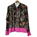 Prairie Buck Long Leaf Camo Jacket Size L Brown Pink Full Zip Hunting Cabincore Size L Photo 4