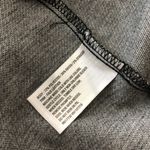 Merona Womens Top Pleated Faux Leather Trim Houndstooth Black White Size S Photo 3