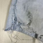 Pistola  Womens Jean Shorts Sz 25 Distressed Light Wash Denim Cutoff High Rise 3" Photo 1