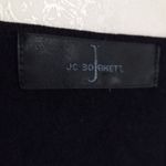 Jo Borkett Cashmere XXS Elbow Sleeve Scoop Neck Pullover Knit Sweater Top Black Photo 4