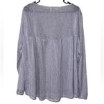 Living Doll  size 2X women’s lavender knit pullover top long sleeve crochet trim Photo 9