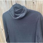 Eileen Fisher  Women's Black Turtleneck Merino Wool Blend Tunic Top Size S Photo 4