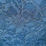 B Darlin  Sparkly Fit and Flare Lace Cocktail Dress Halter Neck Navy Blue 7/8 Photo 9