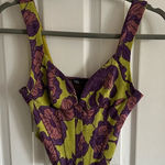 ZARA Lilac Zacquard Top Women’s Size Medium Photo 0