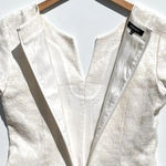 Lafayette 148  NY Women’s Cream and White Floral Brocade Mini Sheath Dress size 8 Photo 6