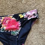 NEW NWT RACHEL RACHEL ROY Birds Paradise Hipster Swim Bottoms Black Pink Floral Photo 3