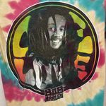 Zion Rootswear Bob Marley Rasta tie dye  graphic tee S unisex Photo 1