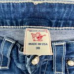 True Religion Women's Blue Jeans Size 30 Becky Flap Pockets Stretch Photo 7