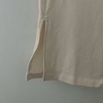 Madewell  Women's Sleeveless Boatneck Side Slit Tee Ivory Cream S Small New Photo 3