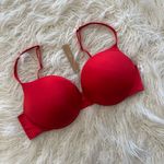 SKIMS Ultimate Collection Pushup Plunge Bra Cayenne Size 38C Photo 2