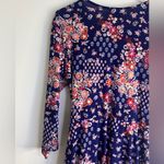 Beige dress women multicolor Size M. Used excellent condition.work office Blue Size M Photo 2