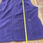 Karen Scott  Purple Fleece Full Zip Vest Plus Size XXL Winter Cabincore Photo 9