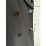 Armani Collezioni  Vintage Black Long Double Breasted Blazer Size 10 Photo 1