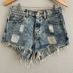 Levi's Vintage 560 Cut-Off Shorts Loose Fit Size 9 JR Acid Wash Photo 0