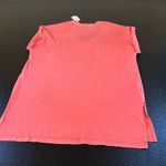 Aerie  Pocket T-Shirt Relaxed Fit Short Sleeve
Oversized Top Coral Small NWT Photo 5