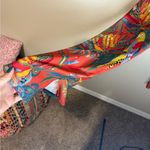 New NWT YOGA democracy Split Flare Pant In Tropical Paradise Red Photo 5