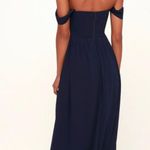 Lulus Navy Long Formal Dress Photo 1