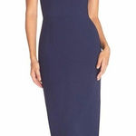 Dress the Population  Elle Sheath Dress, Navy Blue Size Medium, Classic Chic NWT‎ Photo 0