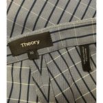 Theory Classic Skinny Pants Blue Midnight Screen Multi Stretch Size 00 - $345 Photo 8