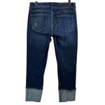 Kut From The Kloth  Cameron Jeans Distressed Cuffed Ankle Straight Leg 4 Crop Y2K Photo 1