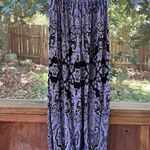 Free People  Thinking Of You Printed Strapless Jumpsuit Blue Size XS Photo 1
