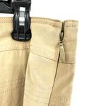 Athleta  Size 12 Khaki Skort A Line Side Zip Drawstring Skirt Built in Shorts Photo 3