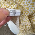 Vilagallo Animal Print Shirt Metallic button back blouse Size 4 Photo 6