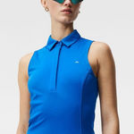 J.Lindeberg Dena Sleeveless Top Polo Nautical Blue Photo 0