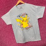 Ash Ketchum's Pikachu Pika Pika Party Pokémon Anime Tee L Photo 2