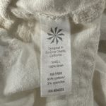 Athleta  SZ 2 Linen Creston Shorts Pull-On Pocket Lightweight Elastic Waist White Photo 4