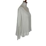 143 Story Top Large White Long Sleeve Boho Gauze Layering Slouchy Minimal Photo 1