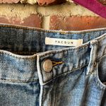 PacSun Light Blue Ripped Baggy Jeans in Medium Indigo Photo 3