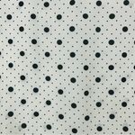 Renee C  Sleeveless Blouse Polka Dot Womans Size L White Photo 7