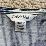 Calvin Klein  Cold Shoulder Bat Wing Abstract Rave Going Out Top XS Photo 1