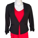 Amanda & Chelsea  Ponte 3/4 Length Sleeve Rouched Jacket Photo 3