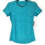 Shape Womens Trail Tee Shirt Top Fitted Moisture Wicking Stretch Blue Size XS Photo 0