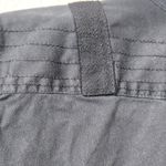 Plugg Black/Dark Gray Military Style Utility Jacket Women's M Cargo Pockets Tie Size M Photo 5