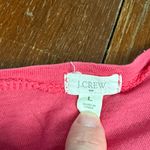 J.Crew  cotton Women's Pink Long Sleeve Top V-Neck Top Size Large Photo 1