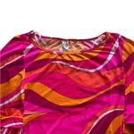 Trina Turk  Vivid Vista Drape-Sleeve Swim Tunic-Bathing Suit Cover Ups Size Small Photo 4